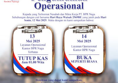 Pengumuman Cuti Bersama Hari Raya Waisak 2569BE