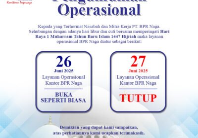 Pengumuman hari libur dan cuti bersama memperingati Hari Raya 1 Muharram Tahun Baru Islam 1447 Hijriah